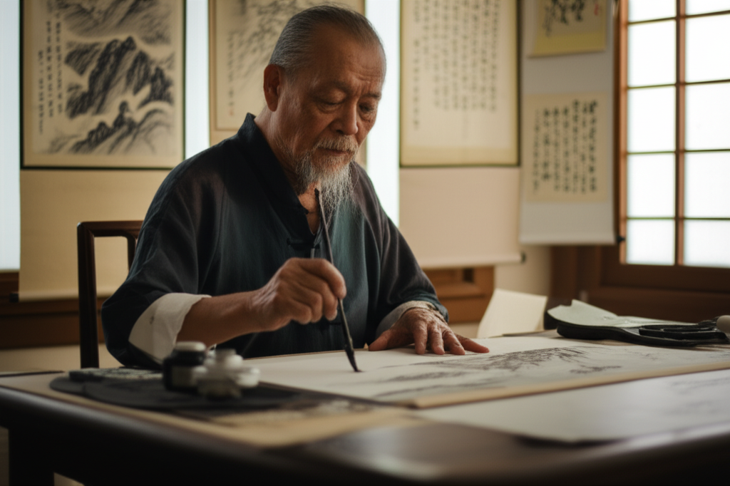 水墨畫的起源與技術演進